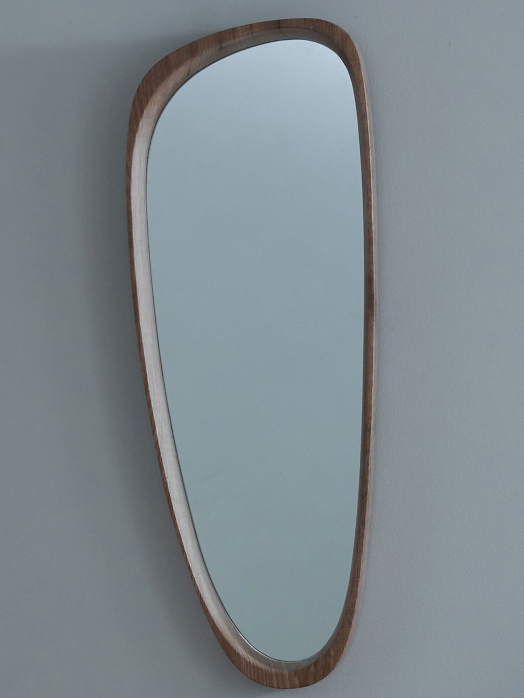 Pacific Natural Wood Veneer Teardrop Mirror